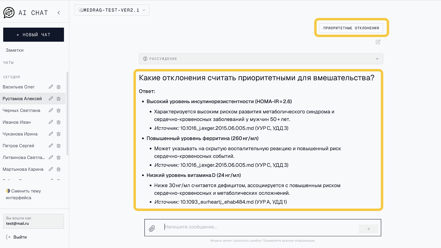 Кортекс.Биомаркеры